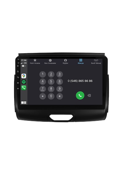 Ford Ranger Android Multimedya Sistemi 2015-2020 Crv-4858xd 9"