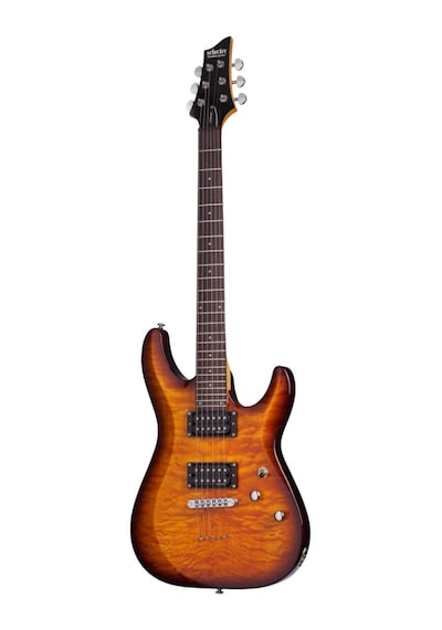 Schecter C-6 Plus Elektro Gitar (Vintage Sunburst)