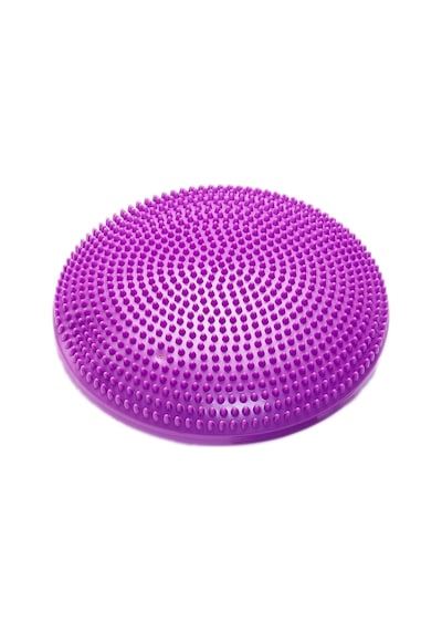 Gymo Pompalı Denge Yastığı Balance Disk Denge Pedi 33cm Mor Çok Renkli