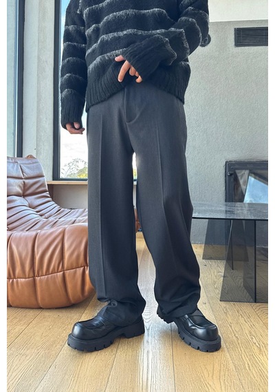 Flaw Basic Kumaş Pantolon Antrasit Antrasit