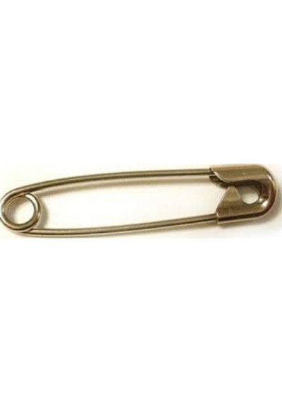 7 No 36 Adet Büyük Boy Çengel Iğne Çatal Iğne 7.5 Cm Uzun 36 Adet Altın