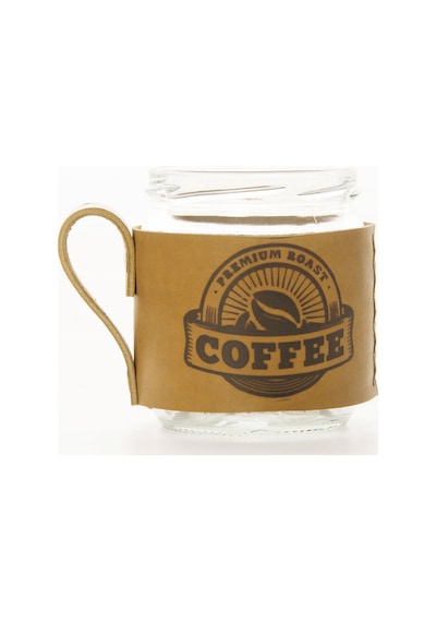 Canberra Deri Mug Coffee Sarı