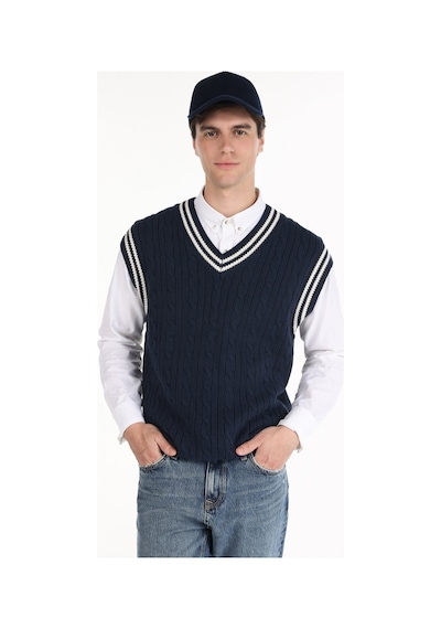 Colin's Colins Lacivert Erkek Kazak Cl1064835 Q1.v2 Nav 001