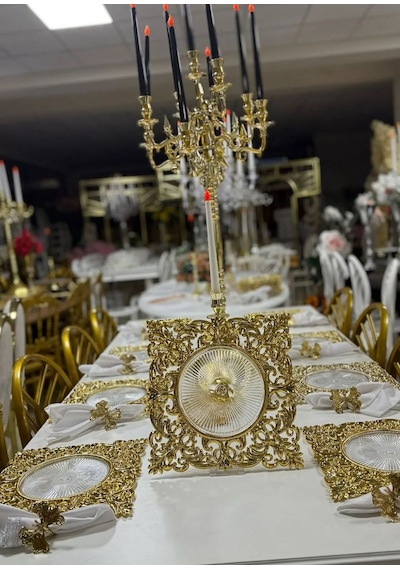6 Adet Frea Model Supla Gold Renk Altın Kaplama