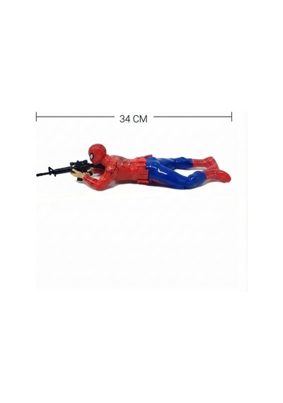 Sesli Ve Hareketli Sürünen Asker Örümcek Adam Macera Dolu Oyun Arkadaşı 34 Cm