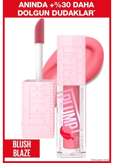 Maybelline New York Lifter Plump Dudak Parlatıcısı 001 Blush Blaze