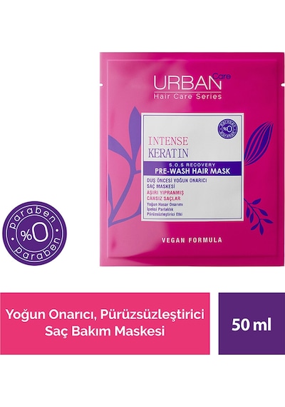 Urban Care Intense Keratin Saç Bakım Maskesi 3 x 50 ML