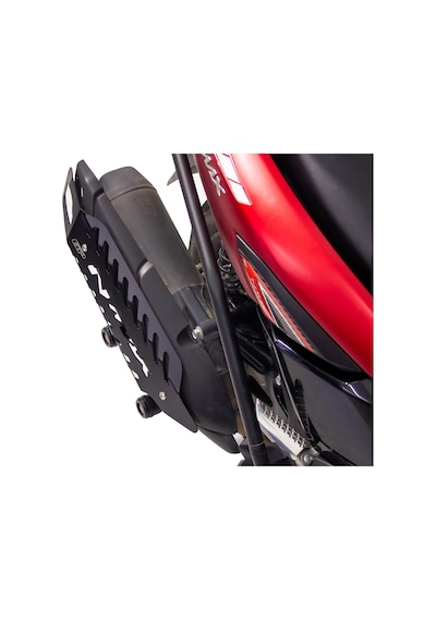 GP Kompozit Yamaha NMAX 125 / 155 2021-2025 Uyumlu Spor Egzoz Koruma Kapağı Siyah