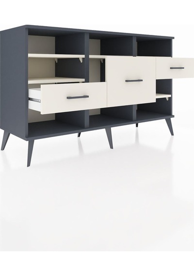 Kronos Konsol 5 Raflı 3 Çekmeceli 132x59x83 Antrasit-aytaşı/aytaşı Aytaşı/aytaşı Kronos Konsol 5 Raflı 3 Çekmeceli 132x59x83 Antrasit-aytaşı/aytaşı Aytaşı/aytaşı