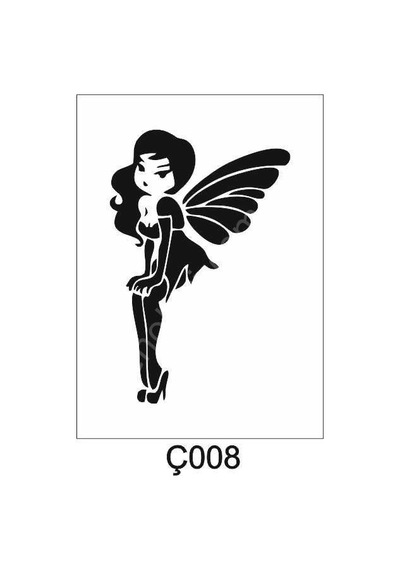 Çocuk Desen Stencil Şablon 21X30 Ç-008