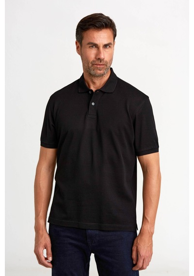 Bisse Erkek V Yaka T-shirt Sıyah Tsnos24y24102 D99 Siyah