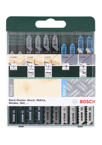 Bosch Easyımpact 18v-40 Akülü Matkap Çift Akü 2AH + Easysaw Dekupaj Testeresi Aküsüz Solo + Karışık Dekupaj Testere Seti 10'lu + V-line 103 Parça Karışık Aksesuar Seti