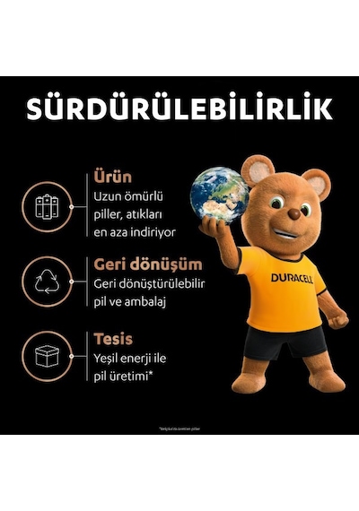 Duracell Optımum Aaa Alkalin İnce Kalem Pil 4'lü Paket & Cr 2032 Lityum Düğme Pil 2'li Paket