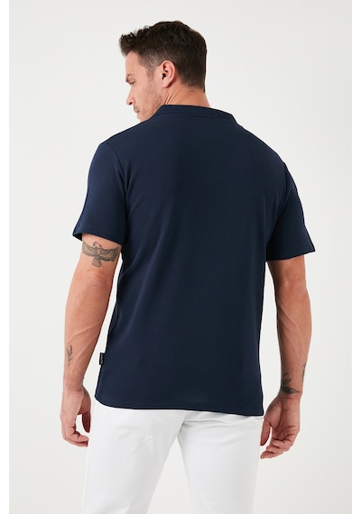 Buratti Pamuklu Regular Fit Kısa Kollu 2'Li Paket Erkek Gömlek 5902640S2 Vizon-Indigo