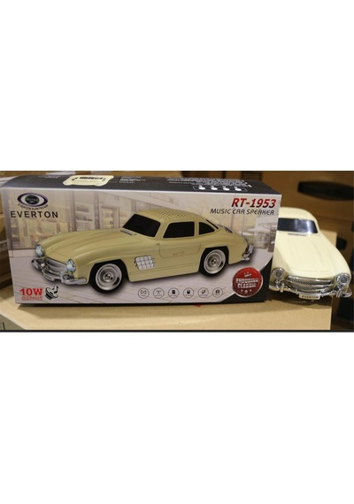 Everton Rt-1953 Bej Arabalı Bluetooth Fm-usb-tf-aux Şarjlı Nostaljik Radyo