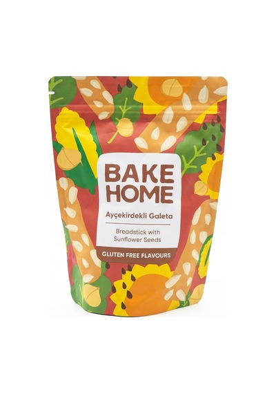 3 Adet Bake Home Glutensiz Ayçekirdekli Galeta 120 G