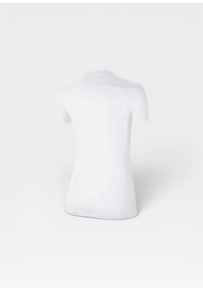 Nike Dri-fıt Park Vıı Bv6728-010 Kadın Futbol Forması Siyah Kısa Kollu Antrenman Tişörtü Beyaz