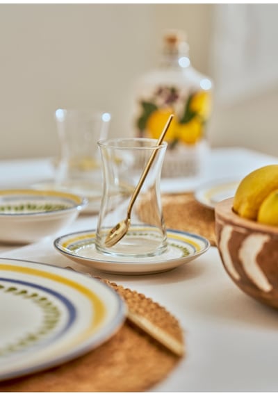 Bella Maison Lemoncello Porselen 52 Parça 12 Kişilik Kahvaltı Takımı Çok Renkli