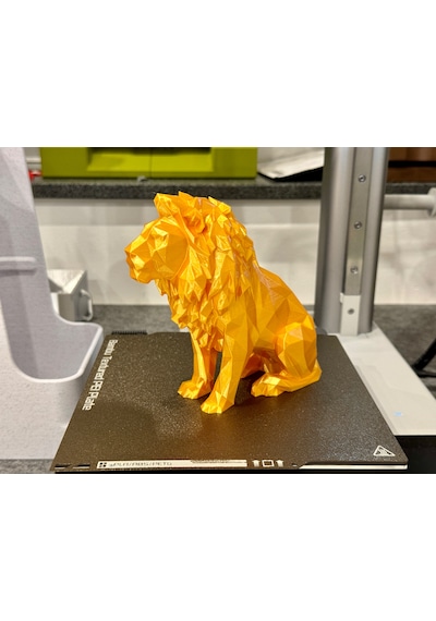 14cm Gold Renk Aslan Heykeli Hediyelik Ev Ofis Dekorasyon Ürünü