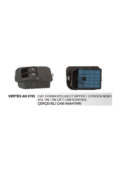 Anahtar Cam Açma Fıorıno/bıper Sol Çiftli Çerçeveli 25110 - An228 - An0783 1 Ad
