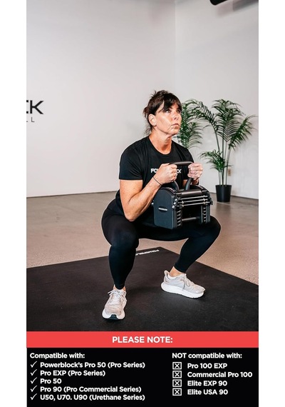 Pro Serisi Kettlebell Kulp - Uyumlu Pro Serisi Dambıller, Kuvvet Antrenmanı Aksesuarı, Ev Spor Salonu Ve Ticari Kulla