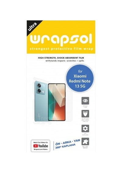 Xiaomi Redmi Note 13 5g Ön, Arka Ve Yan 360 Derece Tam Kaplama Poliüretan Film