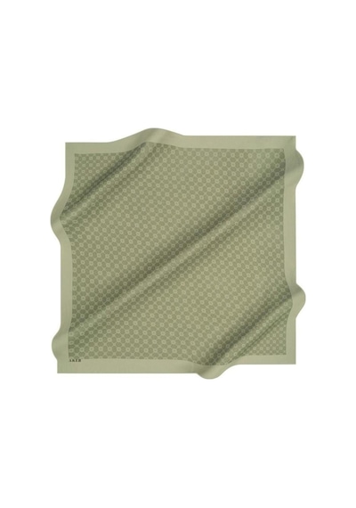 Aker Elegance Monogram Eşarp - 10905001 Haki