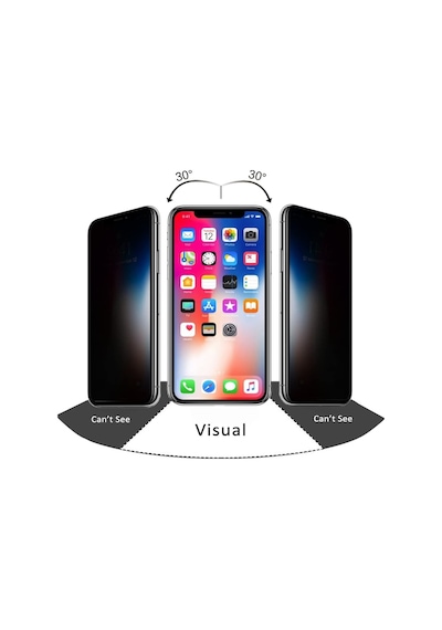 Apple Uyumlu   iPhone 12 Pro Max Tam Koruma Hayalet Ekran 9H Hd Görüntü