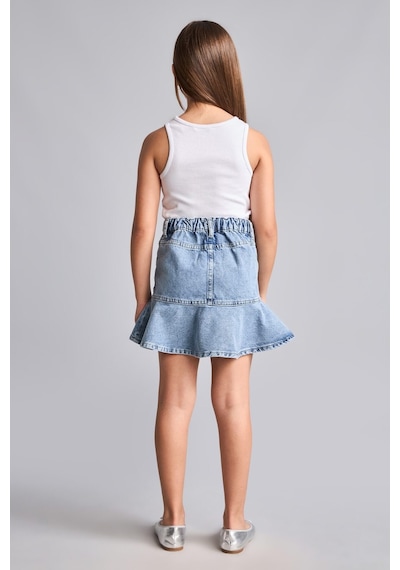 Defacto Mavi Mini Jean Etek Kız Çocuk H8885a826aunm28 Mavi-nm28