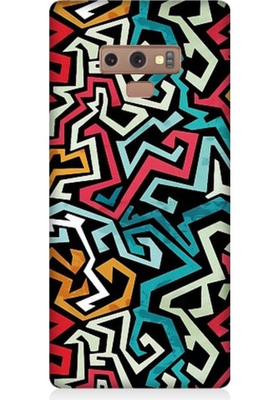 Samsung Galaxy Note 9 Uyumlu Pop Art Grafiti Grunge Desenli Silikon Kılıf