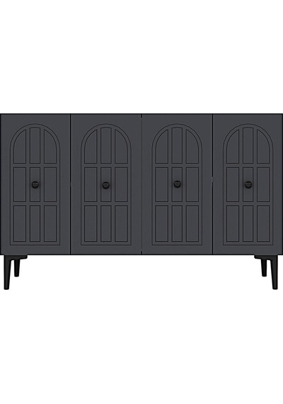 Ka1218a Windo Konsol Ve Tv Sehpası Antrasit 120cm Ka1218a Windo Konsol Ve Tv Sehpası Antrasit 120cm