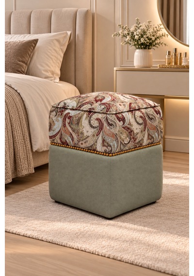 Şahzar Premium Desenli Kare Puf 40x40x48 Cm Lüks Dekoratif Puf, Paisley Desenli, Gold Boncuk Detaylı Çok Amaçlı Puf Yeşil Desenli - 936695820 Yeşil Desenli Şahzar Premium Desenli Kare Puf 40x40x48 Cm Lüks Dekoratif Puf, Paisley Desenli, Gold Boncuk Detaylı Çok Amaçlı Puf Yeşil Desenli - 936695820 Yeşil Desenli