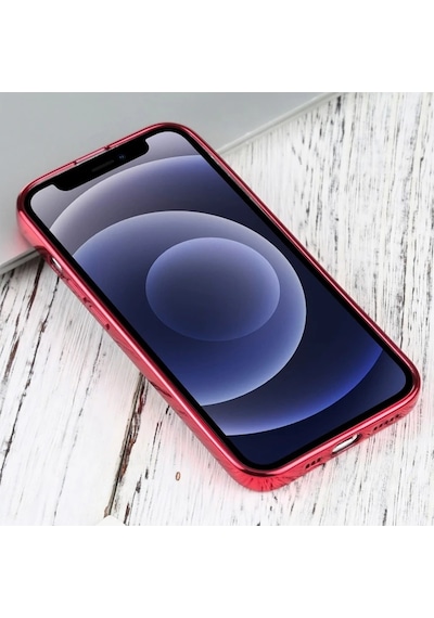İphone 13 Mini 5.4inç Lazer Kaplama Renkli Kenar Şeffaf Kılıf- 5775 Mh-hs1409-9295