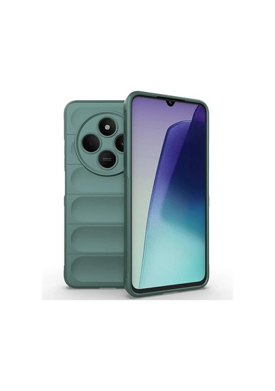Ilkeshop Newface Xiaomi Redmi 14c Kılıf Optimum Silikon - Koyu Yeşil