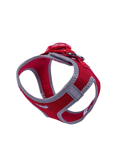 Doggie Havalı Dokuma Reflektör Serisi Küçük Irk Göğüs Tasması Kırmızı XS-30-34Cm Kırmızı
