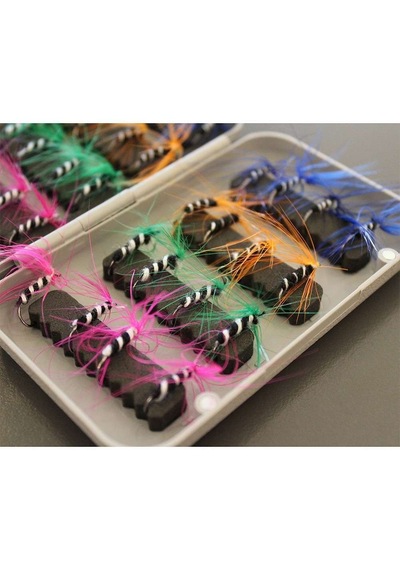Captain 3453 Trout Fly Sinek Assortment Alabalık Yemi 32li Mix Set