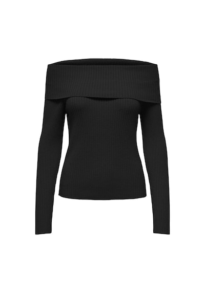 Only Onlkatia Life Ls Off Shoulder Kadın Kazak 15311830 Siyah