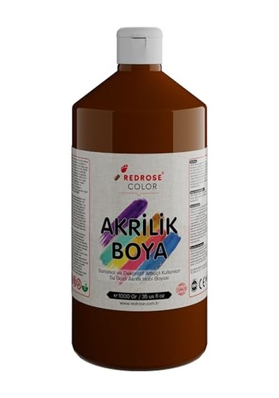 Kahverengi Akrilik Boya 1000gr 0,15 L