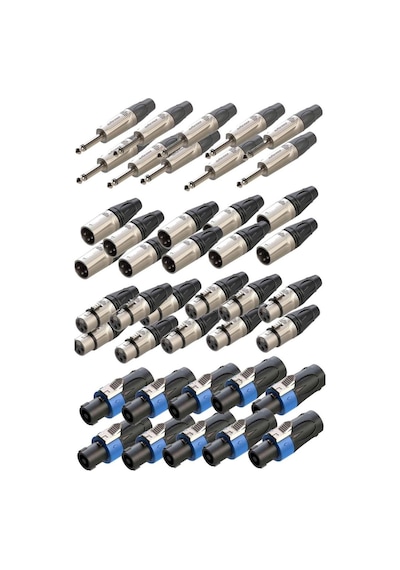 Lastvoice Connection Paket-5 Jak Xlr Speakon Konnektör Paketi