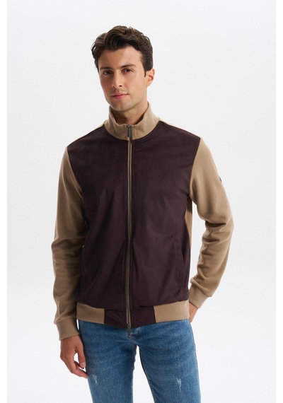 AR-MA Arma Erkek Regular Fit Selanik Kumaş Dik Yaka Fleto Cepli Basic Sweatshirt Kazak K30324698502 Füme - Gri AR-MA Arma Erkek Regular Fit Selanik Kumaş Dik Yaka Fleto Cepli Basic Sweatshirt Kazak K30324698502 Füme - Gri