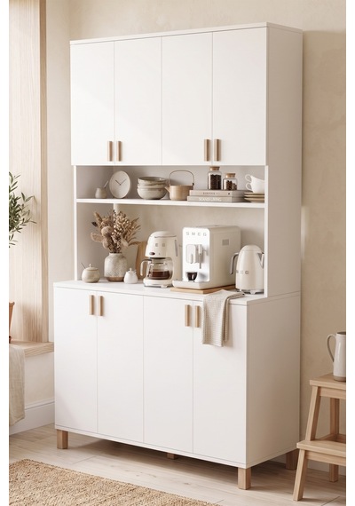 Oslo 45 Cm Derinlik Çok Amaçlı Geniş Mutfak Dolabı Kahve Köşesi Kiler Erzak Airfry Dolabı Terek Beyaz Ol12-w Oslo 45 Cm Derinlik Çok Amaçlı Geniş Mutfak Dolabı Kahve Köşesi Kiler Erzak Airfry Dolabı Terek Beyaz Ol12-w