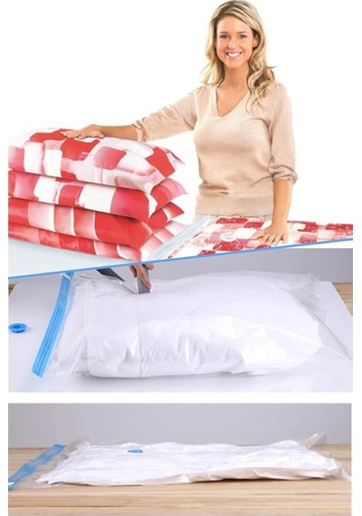 Ayrex Mobee Vakumlu Saklama Torbası 60 X 80 Cm Çamaşır Saklama Torbası 1410