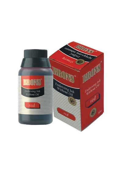 Brons Istampa Mürekkebi Yağlı 30 Cc Br-316 Kırmızı