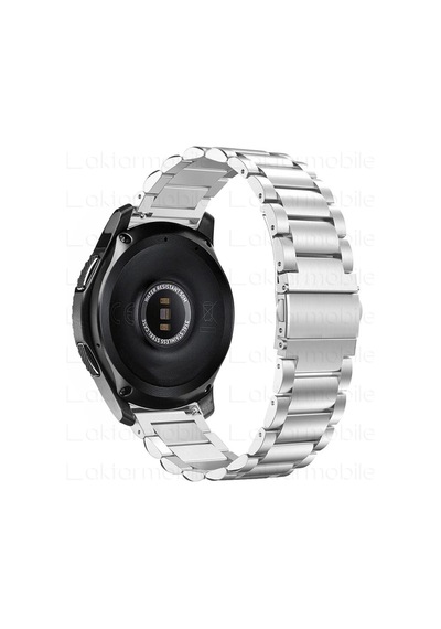 Samsung Uyumlu Galaxy Watch 46 Mm Metal Kordon Paslanmaz Çelik Kayış (448685161)