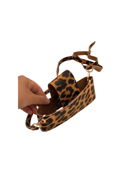 Angel Çanta Aksesuar Kapsül Model Leopar Renk Çanta Yapım Seti Light Gold Metalli