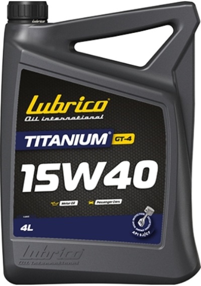 Lubrico Titanium Gt-4 15w-40 Performanslı Motor Yağı 4 Lt.