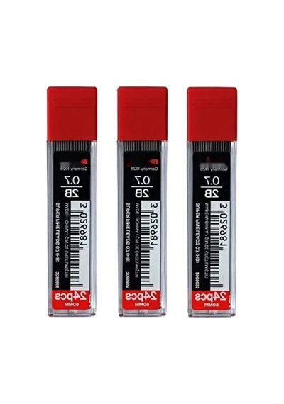 0.7 Mm 2b Süper Polimer Mekanik Kalem Kurşun Seti - 72'li