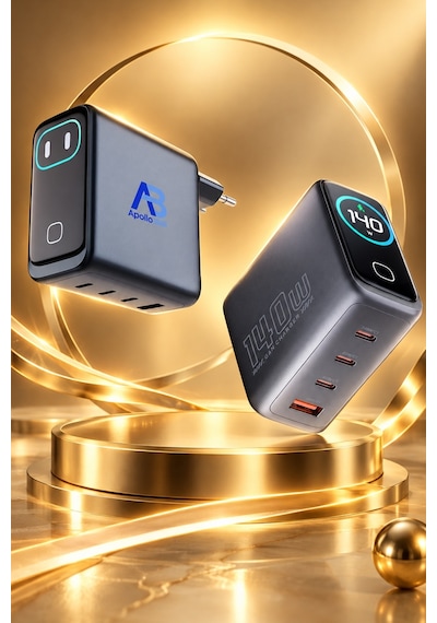 Apolllobell Chu02-007 140w Gan Ultra Hızlı Şarj Cihazı