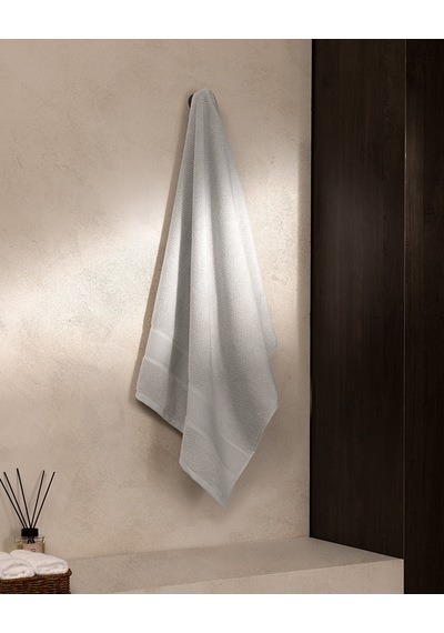 Celine %100 Pamuk Banyo Havlusu - Gri - 70x140 Cm 8684427342695 Çok Renkli