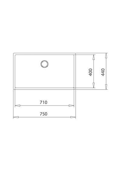 Teka Be Linea Rs15 71.40 Tek Hazneli Paslanmaz Çelik Eviye - 115000004